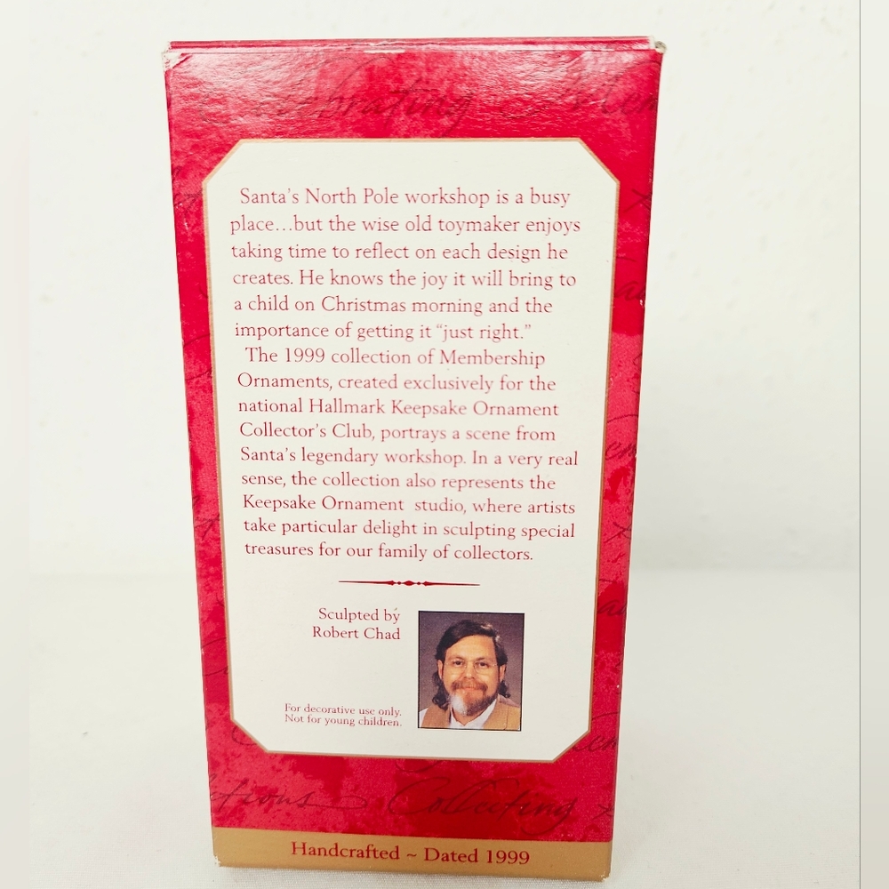 Hallmark Keepsake “The Toymaker’s Gift” Ornament 1999 Collector’s Club - Picture 8 of 10